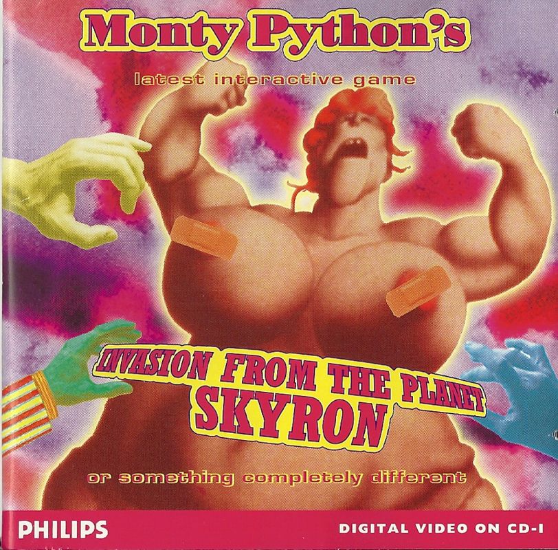 Monty Python's Invasion from the Planet Skyron box art for CD-i